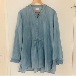 LOU & GREY Chambray Popover Shirt